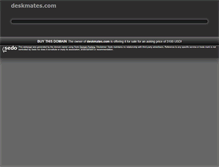 Tablet Screenshot of deskmates.com